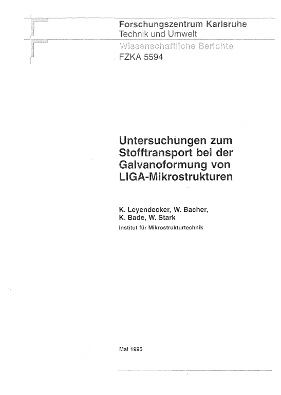 Cover der Publikation