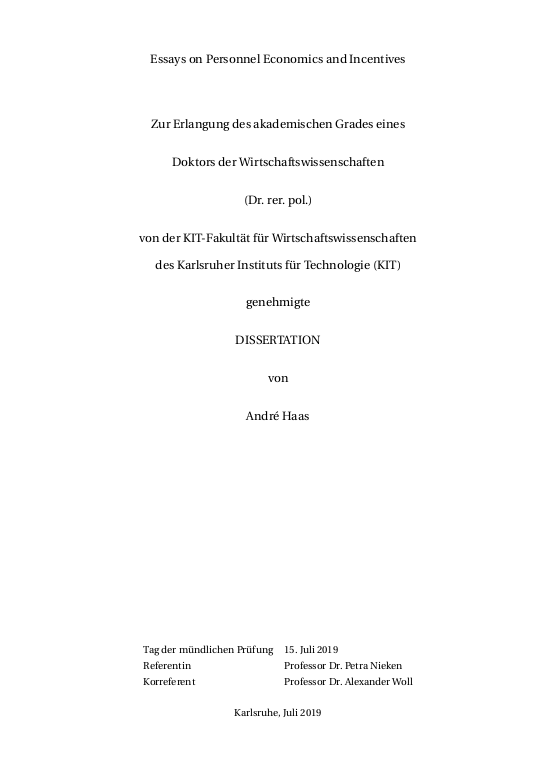 Cover der Publikation