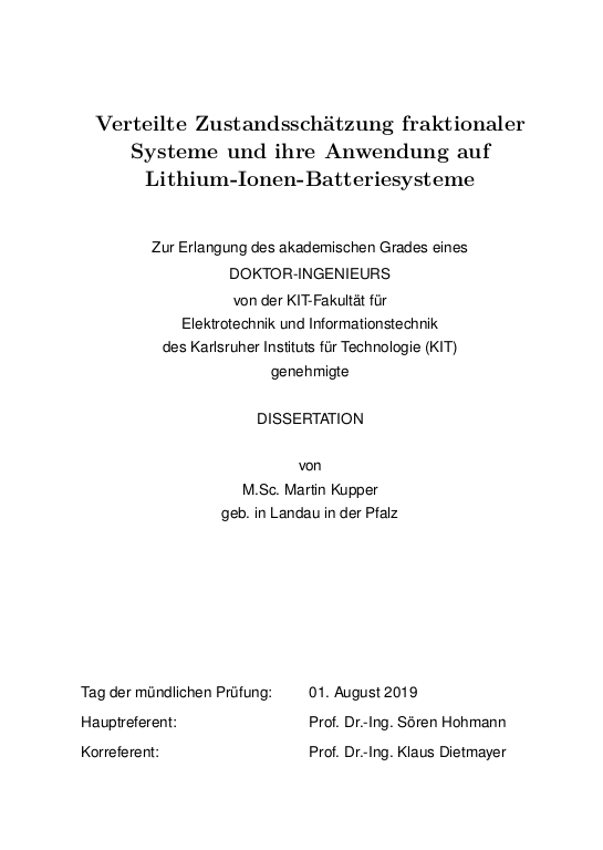 Cover der Publikation