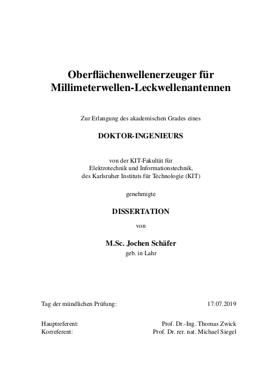 Cover der Publikation