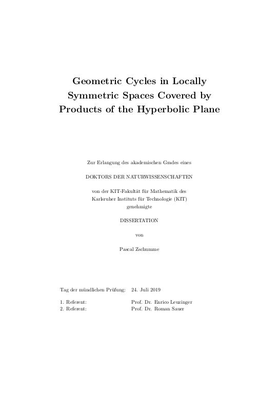 Cover der Publikation