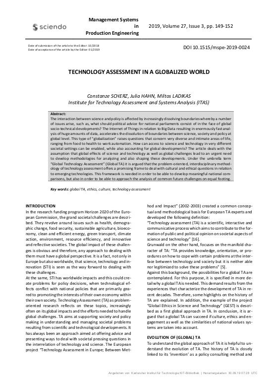 Cover der Publikation