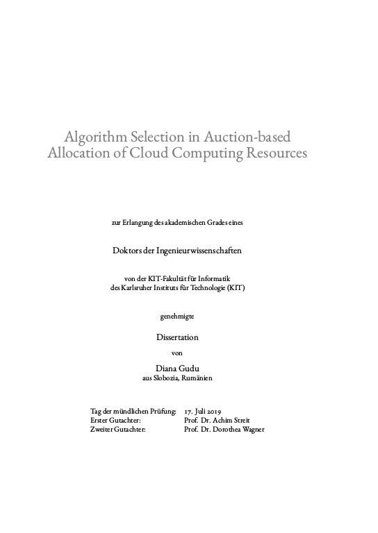 Cover der Publikation