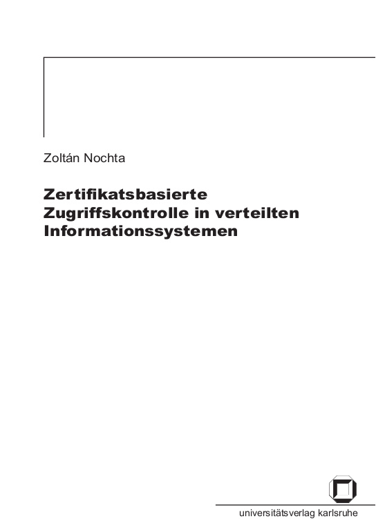 Cover der Publikation