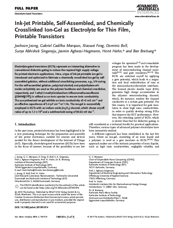 Cover der Publikation