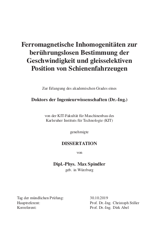 Cover der Publikation