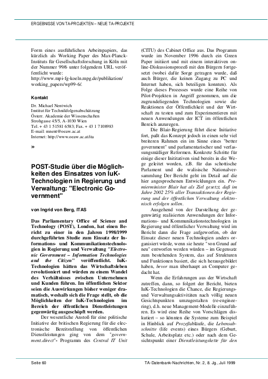 Cover der Publikation