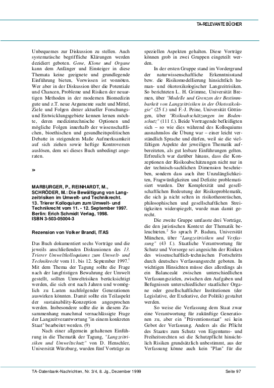 Cover der Publikation