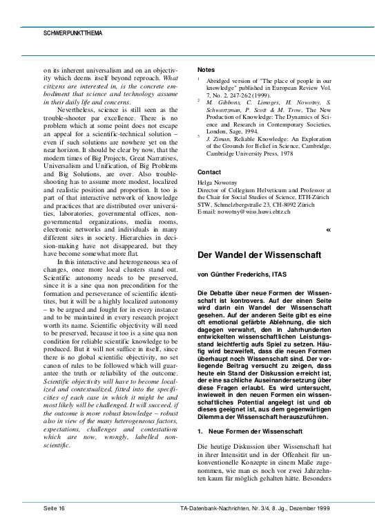 Cover der Publikation