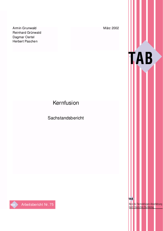 Cover der Publikation