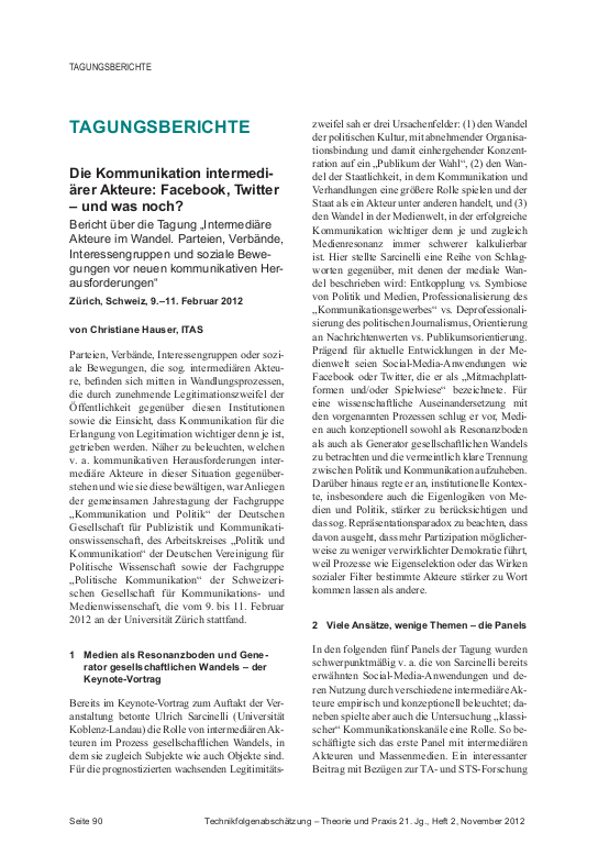 Cover der Publikation