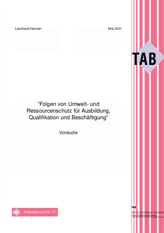 Cover der Publikation