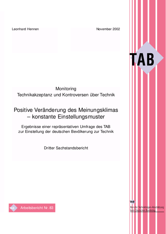 Cover der Publikation