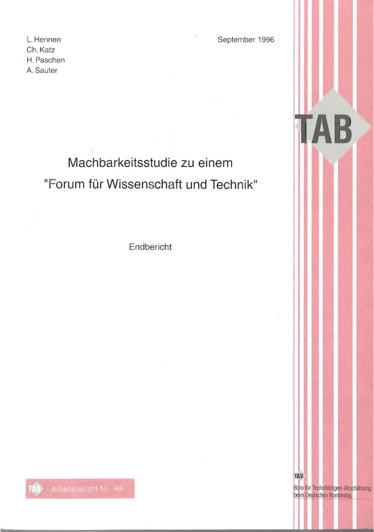 Cover der Publikation