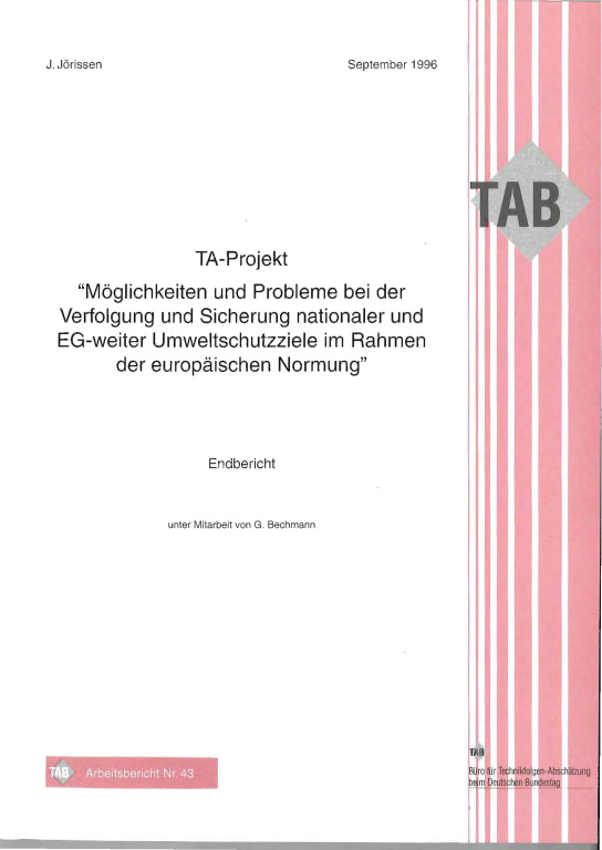 Cover der Publikation