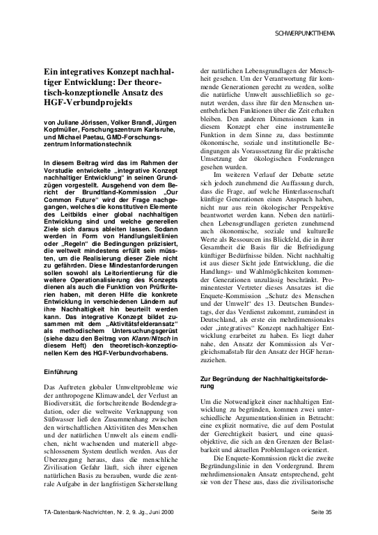 Cover der Publikation