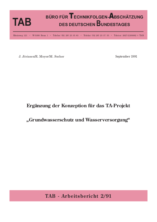 Cover der Publikation