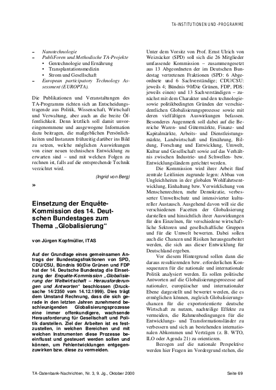 Cover der Publikation