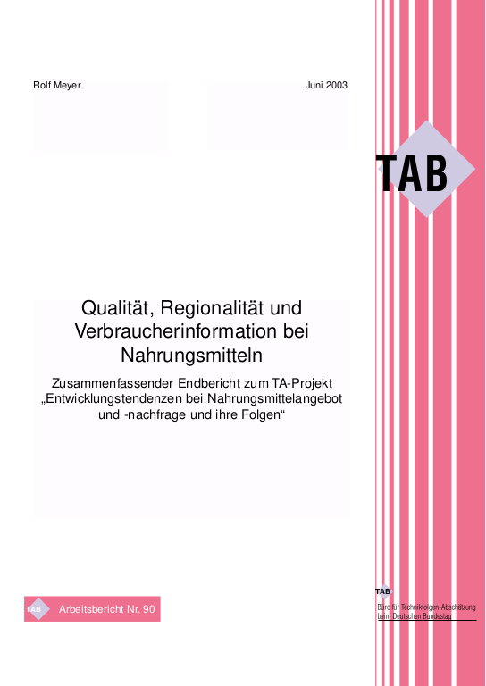 Cover der Publikation