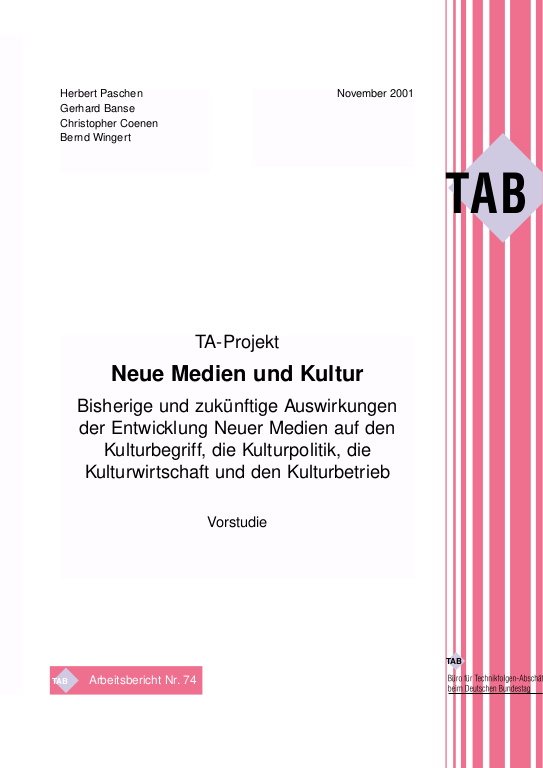 Cover der Publikation