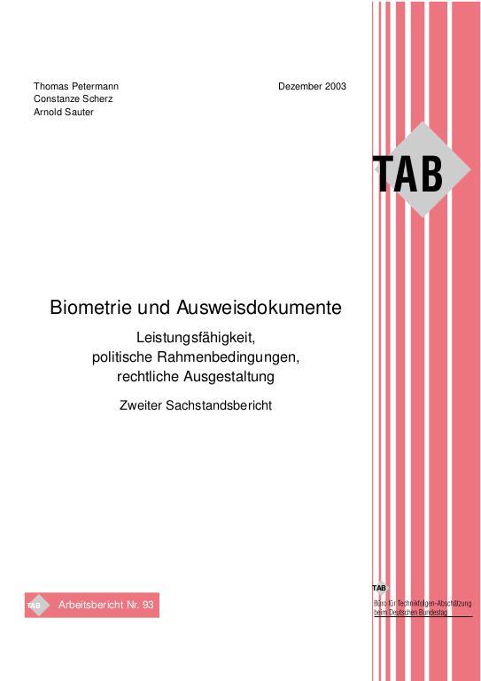 Cover der Publikation