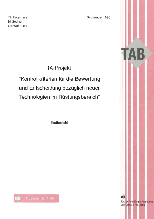 Cover der Publikation