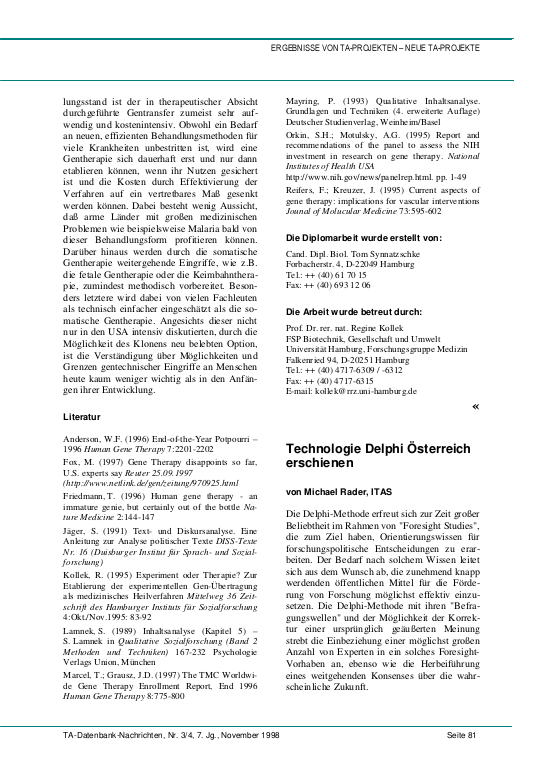 Cover der Publikation