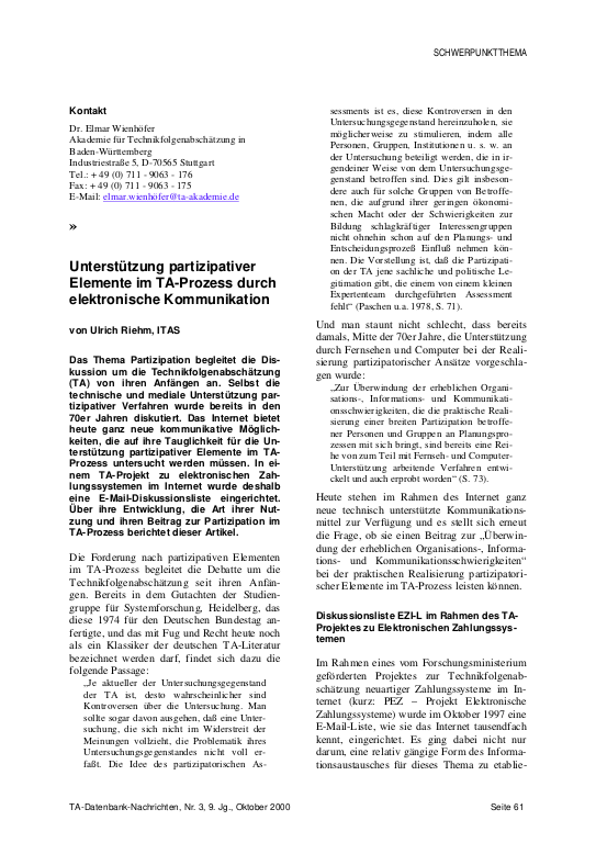 Cover der Publikation