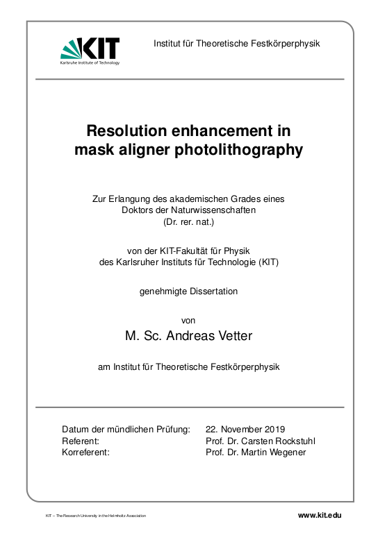 Cover der Publikation