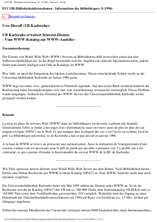 Cover der Publikation