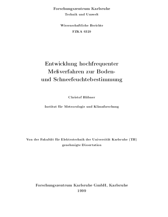 Cover der Publikation