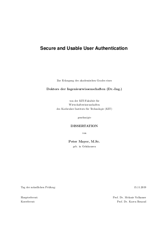 Cover der Publikation