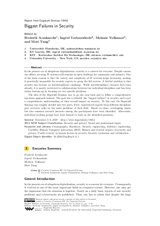 Cover der Publikation