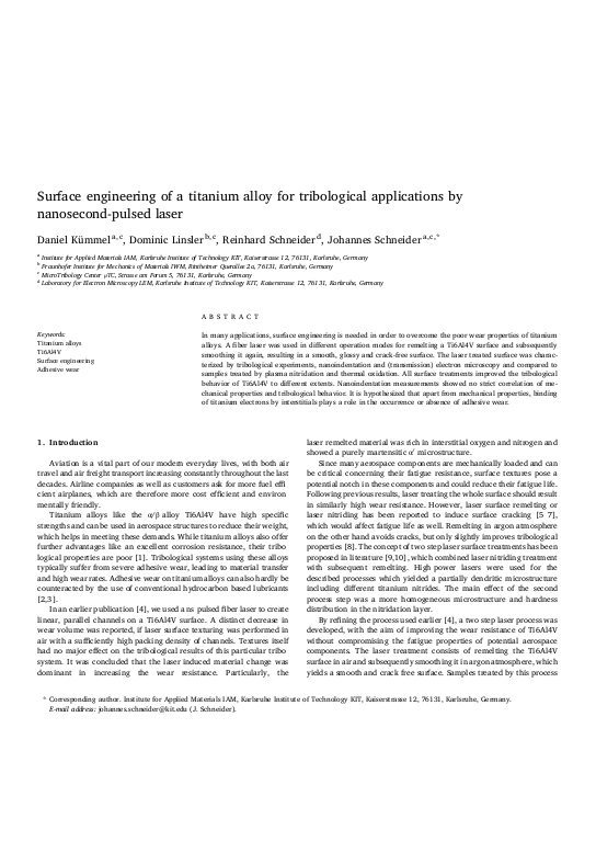 Cover der Publikation