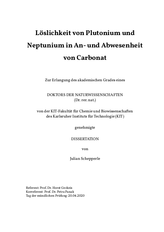 Cover der Publikation