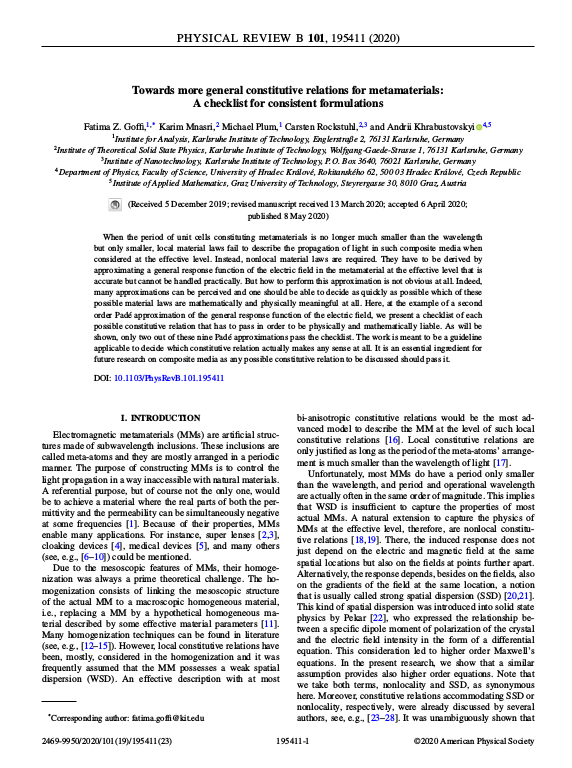 Cover der Publikation