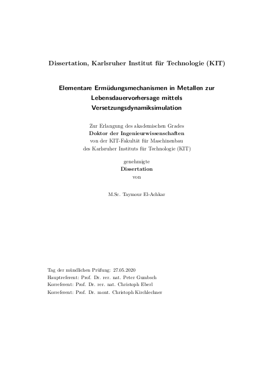 Cover der Publikation