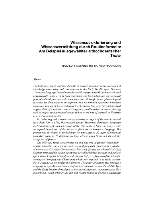 Cover der Publikation