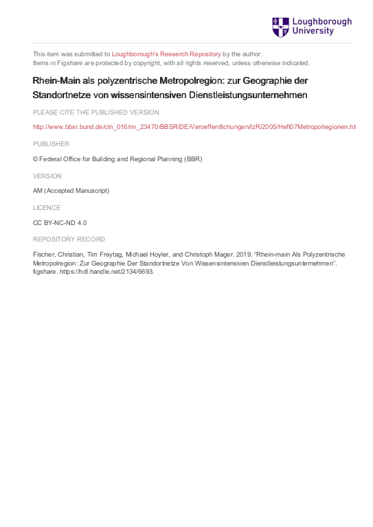 Cover der Publikation