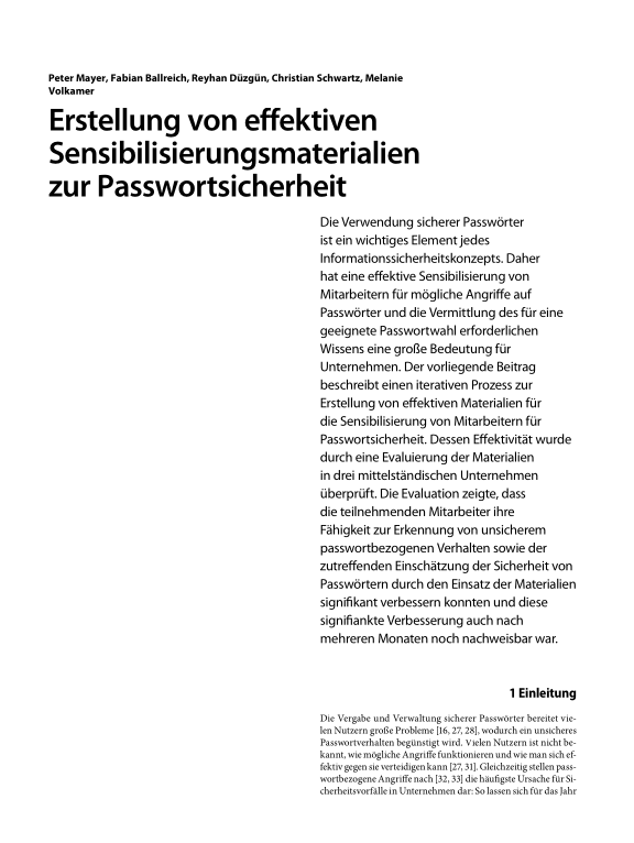 Cover der Publikation