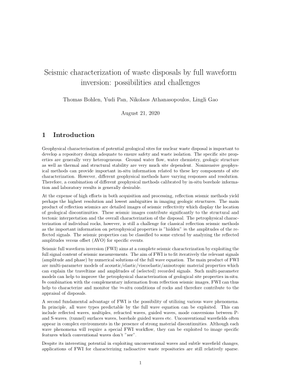 Cover der Publikation