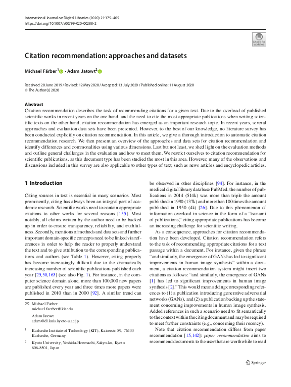 Cover der Publikation