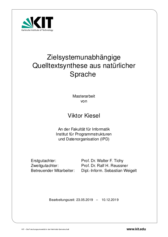 Cover der Publikation