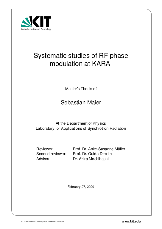Cover der Publikation
