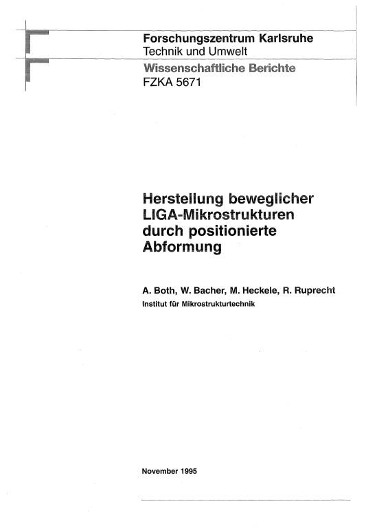 Cover der Publikation