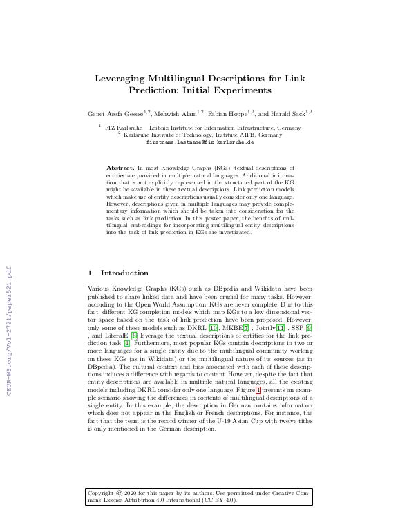 Cover der Publikation