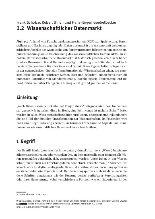 Cover der Publikation