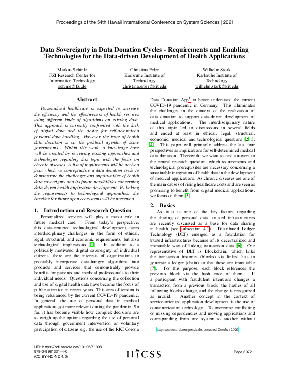 Cover der Publikation