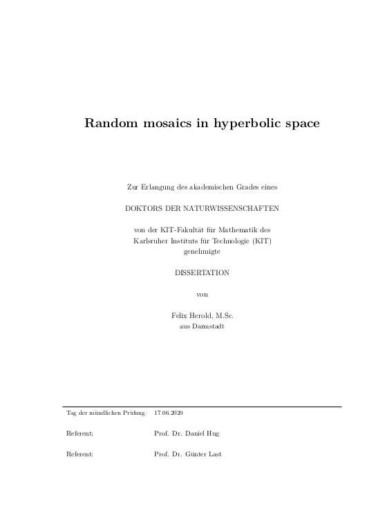 Cover der Publikation