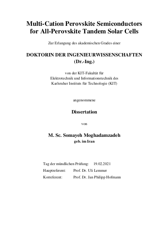 Cover der Publikation